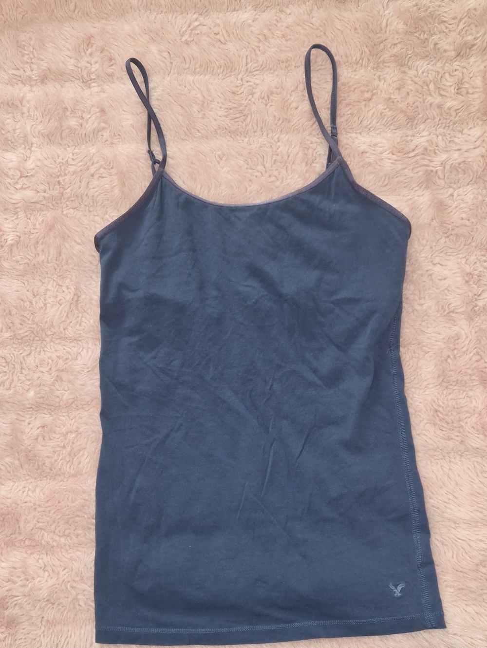 American Eagle Outfitters Navy Blue Slim Cami with Adjustable Straps